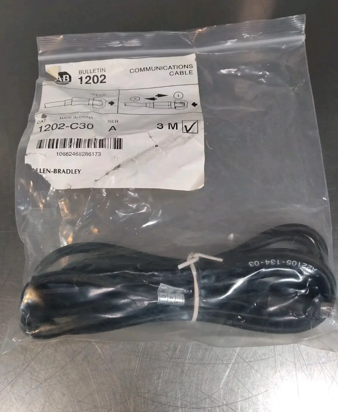 Allen Bradley 1202-C30 / A Communications Cable Loc5E24