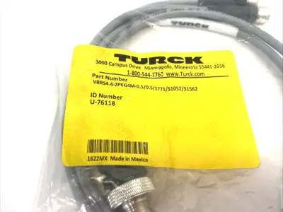 New | in-Stock Turck Splitter Y-Junction Cable U-76118 Misc Electrical & Power Parts Michigan US | Maverick Industrial Sales #1419789