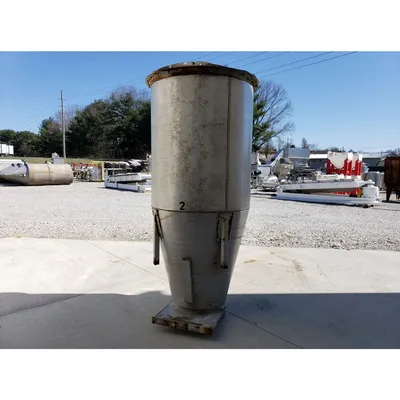 Used 48 Cubic Foot Stainlesss Steel Hopper