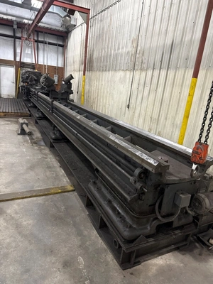 LEHMANN Big Bore Heavy Duty Lathe, in full working order, visible under power, video, POA