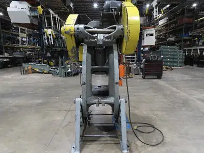 L & J 60 Ton Geared OBI Punch Press 5Hp 4" Stroke 9-1/2" Throat 220/440V 3Ph