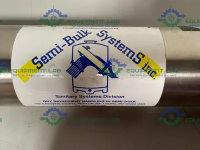 USED SANI-MATIC STAINLESS STEEL ANGLE-LINE END INLET STANDARD FLOW LONG 36” WEDGEWIRE