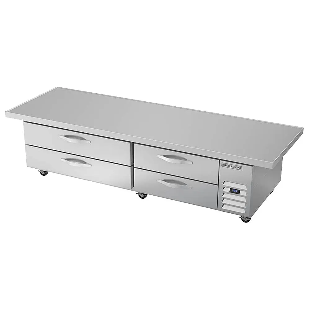 Beverage-Air WTFCS84HC-96 96" Hydrocarbon Series Chef Base Freezer W/ (4) Drawers - 115v