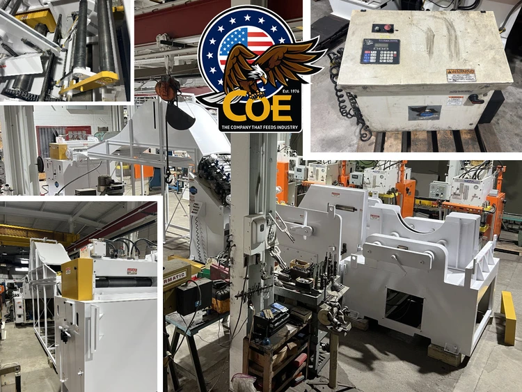 Used COE CPRF-536 / CPPS-400-36 / CPCSR-20036 / CPCC-20036 Servo Feeders Michigan US | Alma Machinery #1224968