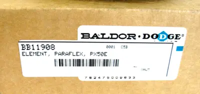 NEW BALDOR DODGE BB11908 PARAFLEX ELEMENT PX50E