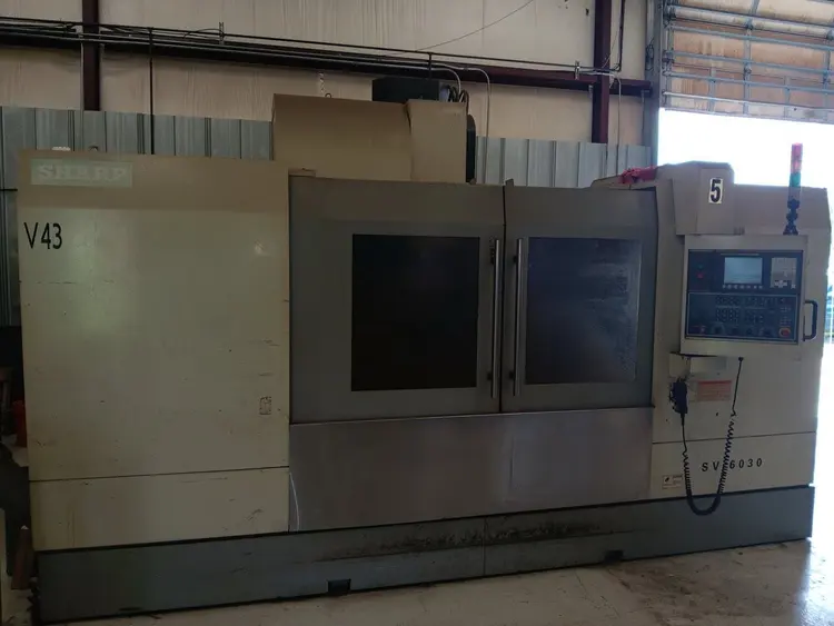 Used 2008 SHARP SV-6030 Vertical Machining Centers Ohio US | Toolquip, Inc. #1142399