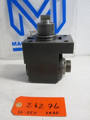 DMG Mori Seiki SL-25Y ER32 Right Angle 90 Degree Live Driven Tool Holder