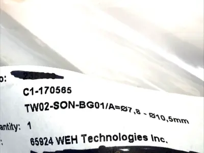 New | in-Stock WEH TW02-SON-BG01/A, C1-170565, TW02-SON-BG01/A=7,8-10,5MM Miscellaneous MRO | Maverick Industrial Sales #1122187