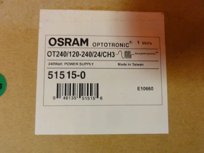 NEW OPTOTRONIC OSRAM OT240/120-240/24/CH3