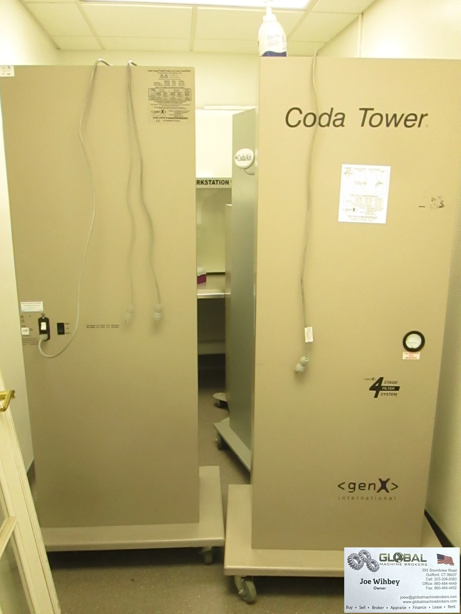 Coda Air 2000 GTTU-040/115 Air Filtration Tower Sq ft: 1200–2500