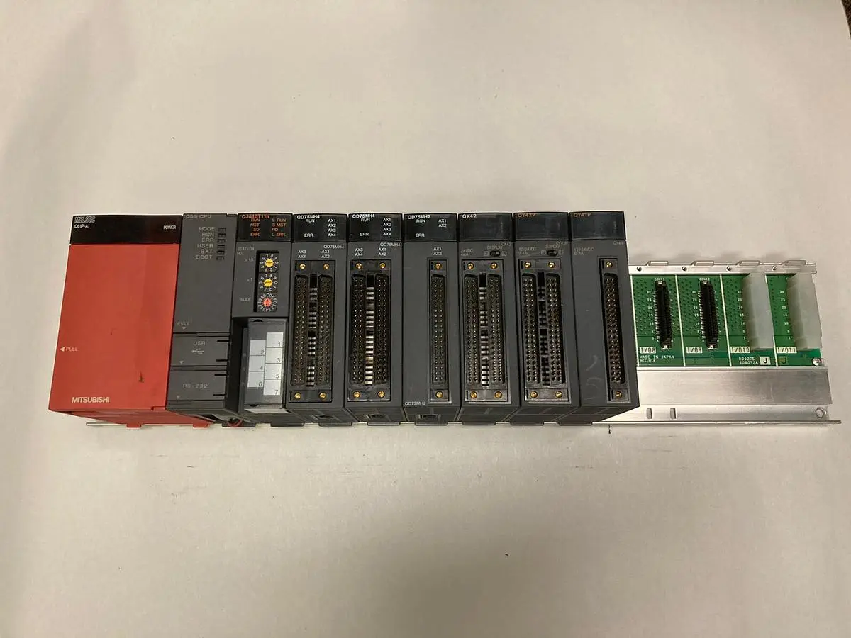 Used MITSUBISHI Q61P-A1, Q06HCPU, QJ61BT11N, QD75MH4, QD75MH2, QX42, QY42P, QY41P Industrial Controls | Surplus Asset Holdings #1220699