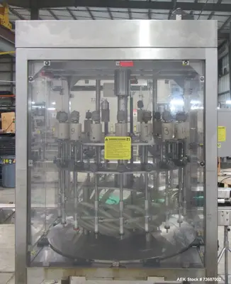 Used KAPSALL FA-R-18E Overflow Pressure Gravity Liquid Fillers Illinois US | Aaron Equipment #1303760