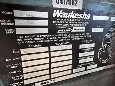 USED WAUKESHA F3524GSI