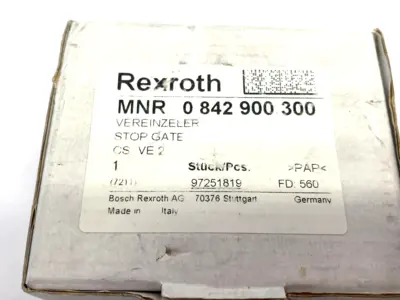 New | in-Stock Bosch Rexroth Pneumatic Damping Stop Gate VE 2 Pneumatic Cylinders Michigan US | Maverick Industrial Sales #1424735