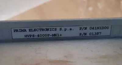 USED PRIMA ELECTRONICS HVPS-4000P-MK1+