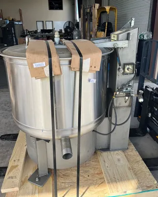 Bock GP-130 30 x 18 perforate basket centrifuge, 304SS.