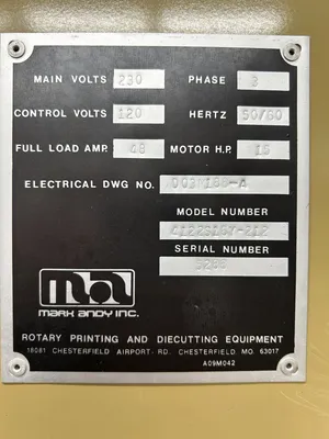 MARK ANDY 4120 Printing & Converting, label press | Mark One Machinery (9)
