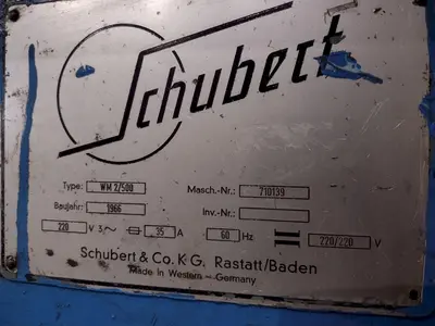 USED SCHUBERT WM2/500
