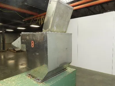 Wor-Tex JC-10L Plastic Granulator Shredder Chipper 8 x 21" 15HP 230/460V