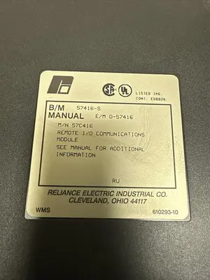USED RELIANCE ELECTRIC 57C416