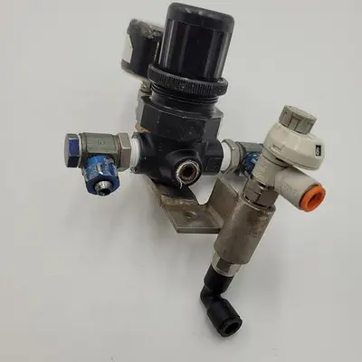 Used AIR REGULATOR AIR REGULATOR EX II 2 GD ON BRACKET Solenoid Regulators | ND Industrial Surplus #1225462