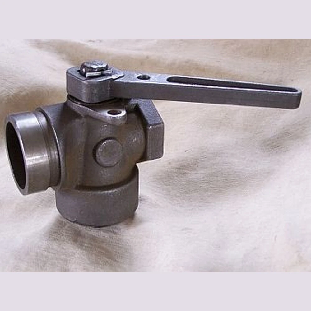 New 2 inch vic groove X 1 inch National pipe thread header valves