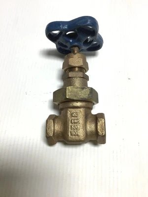 Nibco T-136/T-126 3/8in Gate Valve – Bronze, Non-Rising Stem, Union Bonnet, Threaded 039923619761