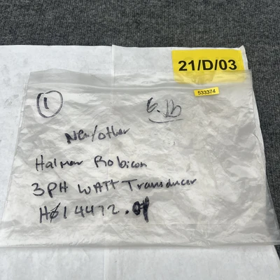 New | in-Stock Halmar Robicon H014472.01 Transducers California US | Davliegogo LLC #1706881