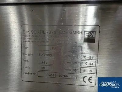 USED Romaco Romaco Strip Packing Machine, Model Siebler HM 1/230