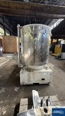 USED MTI 1500 Liter MTI Mischtechnik High Intensity Mixer, 450 HP, Model M1500S