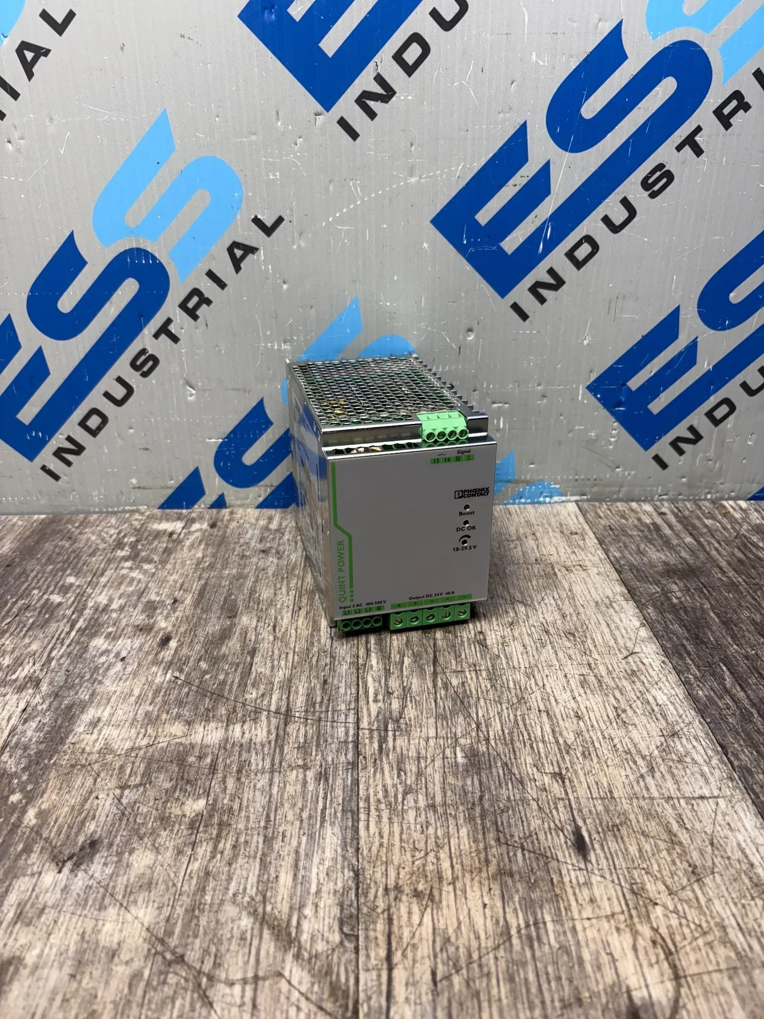 Used PHOENIX CONTACT QUINT-PS/3AC/24DC/40 DIN Rail Power Supplies South Carolina US | ESS Industrial Equipment Sales #1224899