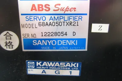 SANYO DENKI 68AA050TXR21 SERVO AMPLIFIER