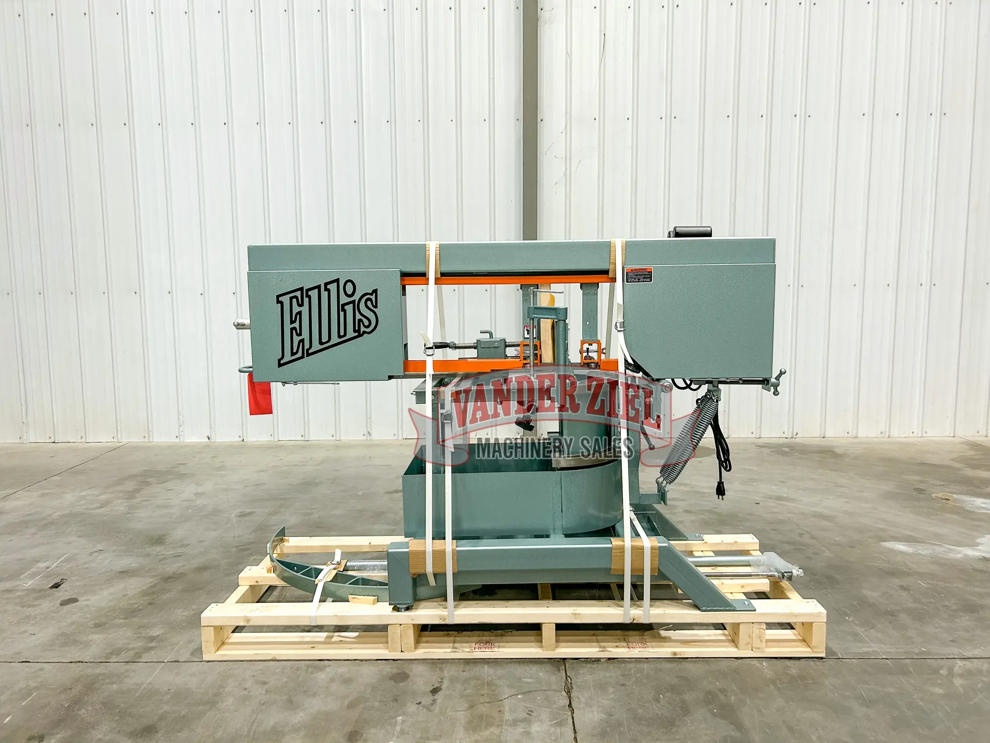 New | in-Stock ELLIS 2000 Horizontal Band Saws Michigan US | Vander Ziel Machinery Sales #480042