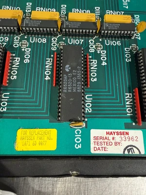 HAYSSEN 10716D0077 KEYBOARD DISPLAY INTERFACE Micro Logic (5.6.5)