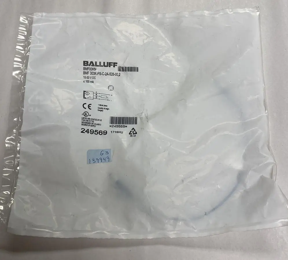Used BALLUFF 303K-PS-C-2A-S26-00,2 Miscellaneous Equipment (Electrical & Power) | Surplus Asset Holdings #1190045
