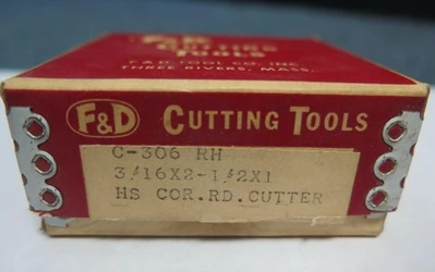 NEW F&D Cutting Tools Does Not Apply