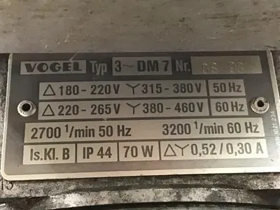 USED VOGEL MFE5/KW6/S11