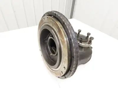 Hyster Drive Axle Power Steering Hub Removed From N30XMR2 Stand On Forklift