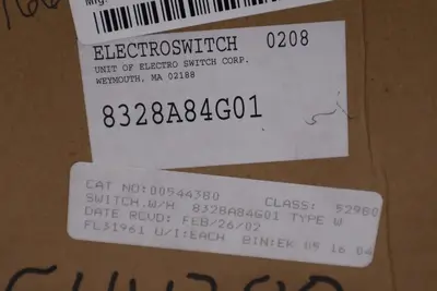 Electroswitch 8328A84G01 Disconnect Switch NEW IN BOX STOCK G272