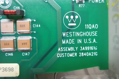 WESTINGHOUSE 2840A21G01 ANALOG OUTPUT BOARD 3A99161G01