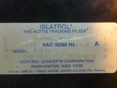 USED ISLATROL I-115