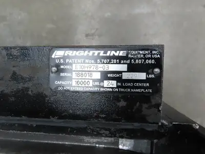 Used RIGHTLINE _UNKNOWN_ Forklift Attachments Indiana US | Arrow Industrial #1366965