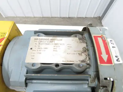 Fulta Electric DBRO4M246 Tube Axial Blower Duct Fan 16" 2300 CFM 0.37kw 220V 3PH