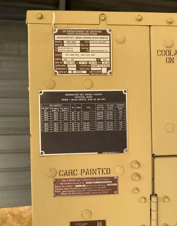 Used KOHLER GENERATOR _UNKNOWN_ Diesel Generators Washington US | Ruder Equipment #477156