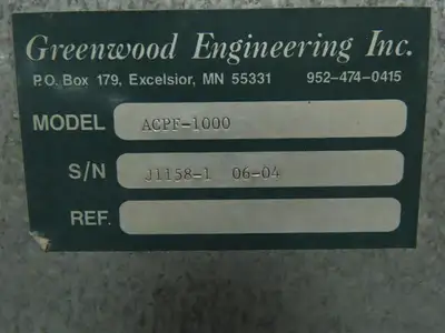 Greenwood Engineering ACPF-1000 Radiator Heat Exchanger Air Cooler