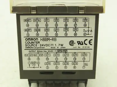 Omron H8BM-RB Digital Multifunction Time Counter 24VDC Multi-Channel