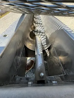 Conveyor, Screw, 9" X 8'3", Stainless Steel, With Drive, #5880240