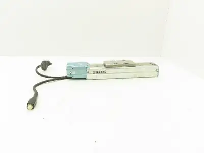 Yamaha T612-100 Servo Linear Actuator 100mm Travel Encoder Ballscrew