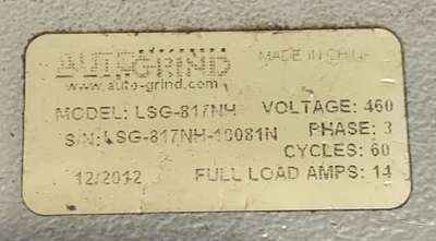 USED Auto Grind LSG-817NH