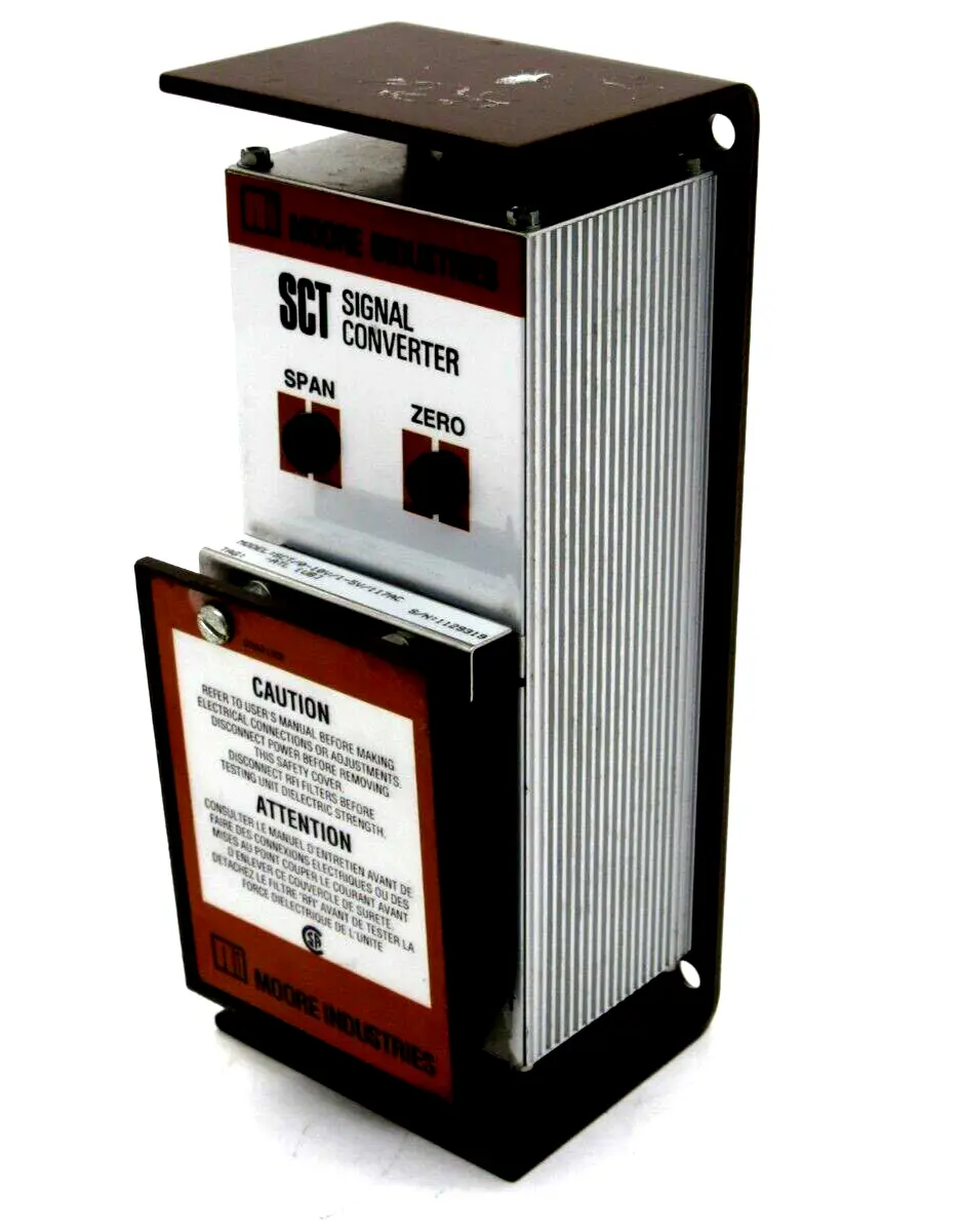 NEW MOORE INDUSTRIES SCT/0-10V/1-5V/117AC-ATL CONVERTER SCT010V15V117ACATL